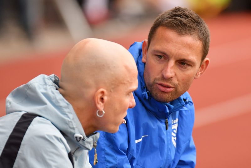 Heiko Schwarze (links) und Tobias Bächle auch 2018/2019 auf der Weiler Bank