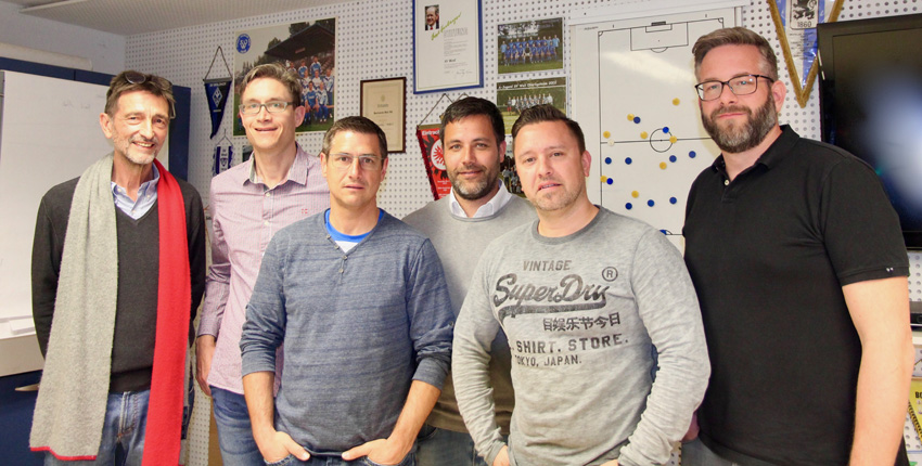 von links: Gerhard Schmidt, Marc Schneider, Samuel Wenger, Axel Kientz, Stefan Nerlich, Tobias Glasow