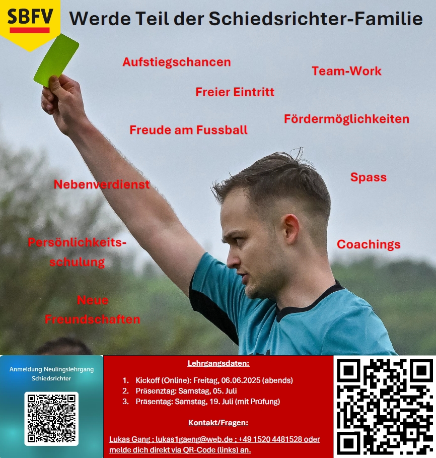 Schiedsrichter-Neulingslehrgang Bezirk Hochrhein